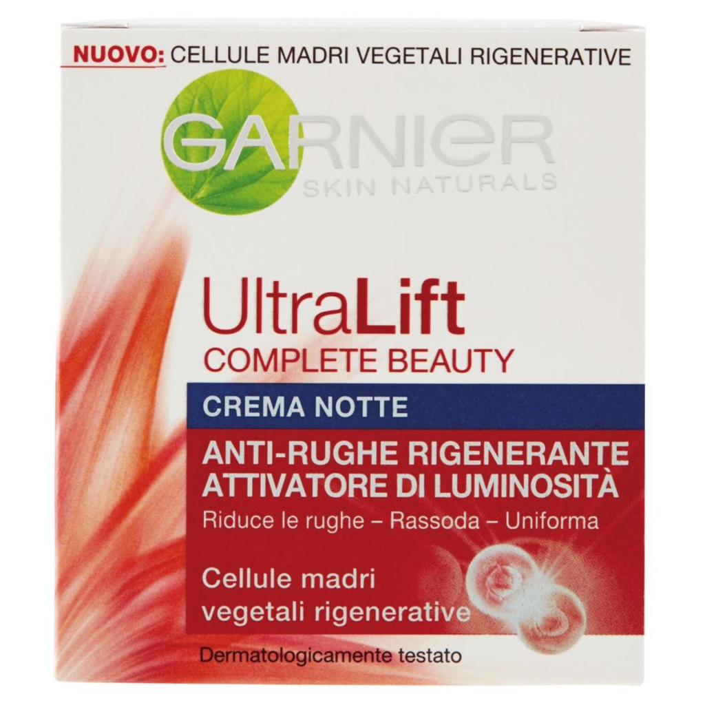 Garnier Ultralift Complete Beauty Crema Notte Negozishop Blog